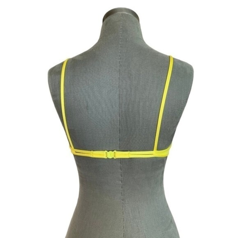 LA PERLA Women's Yellow Crystal Beaded Bra Size IT 44 US M Barely Worn Italy - Picture 6 of 7